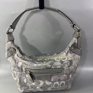 Coach F15054 Optic Signature Penelope Signature Canvas Hobo Shoulder Bag